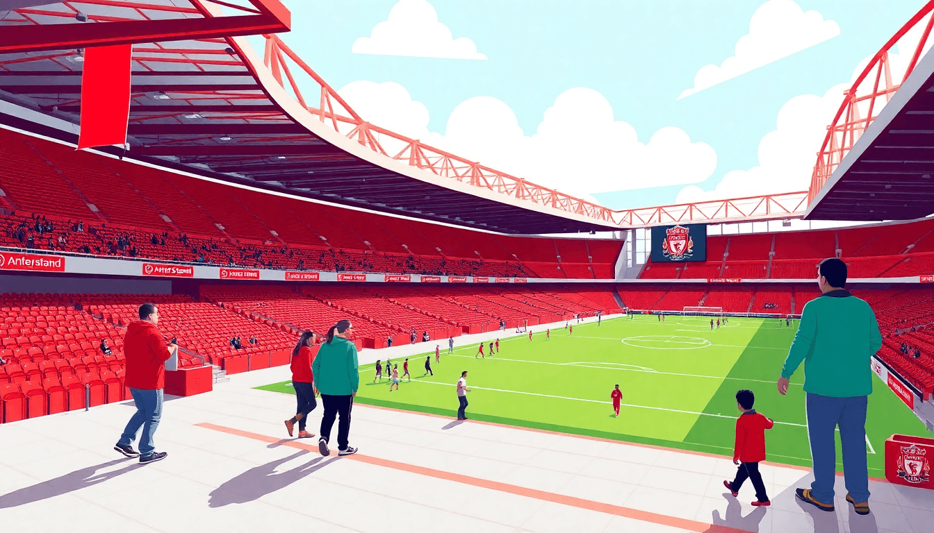 Anfield Stadium Community Initiative Bridges Gap Between - positive education news from Liverpool, England