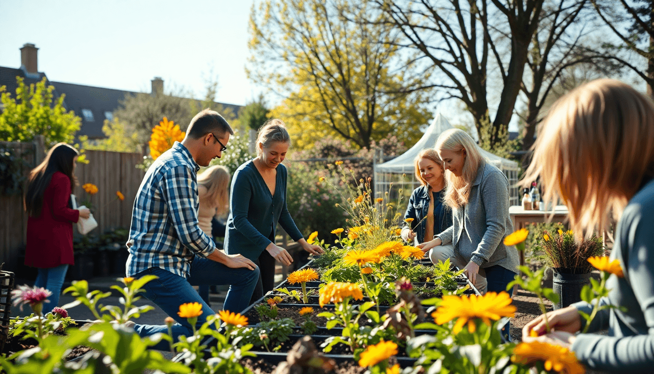 Bristol's New Community Garden Project at Ashton Court - positive education news from Bristol, England