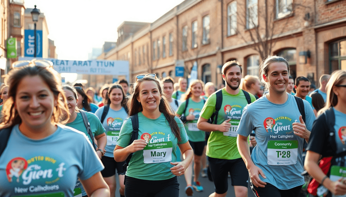Great North Run Inspires Local Charity Initiatives - positive community news from Newcastle, England
