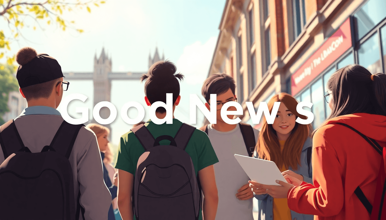 London Charity Initiative Connects 300 Students from Varied - positive education news from London, England