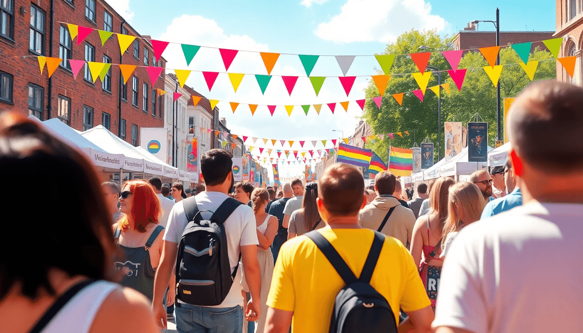 Manchester Pride Festival Supports Local Charities - positive community news from Manchester, England