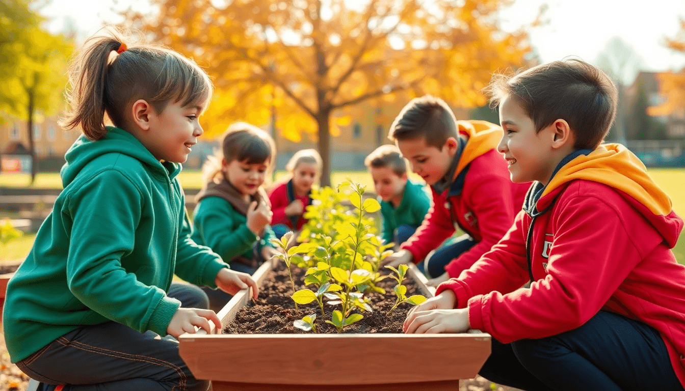 Nottingham Forest FC Partners with Local Schools to Plant - positive environment news from Nottingham, England
