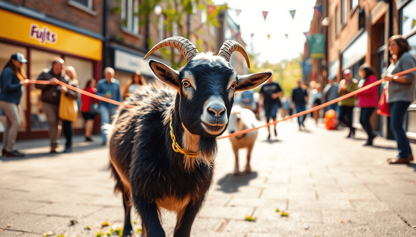 Police Use Lasso to Recapture Runaway Goat in Wiltshire - positive community news from Nottingham, England