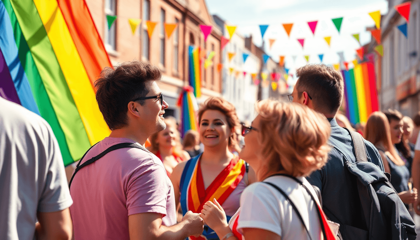 Pride Festival Celebrations Highlight Community Connections - positive culture news from Brighton, England