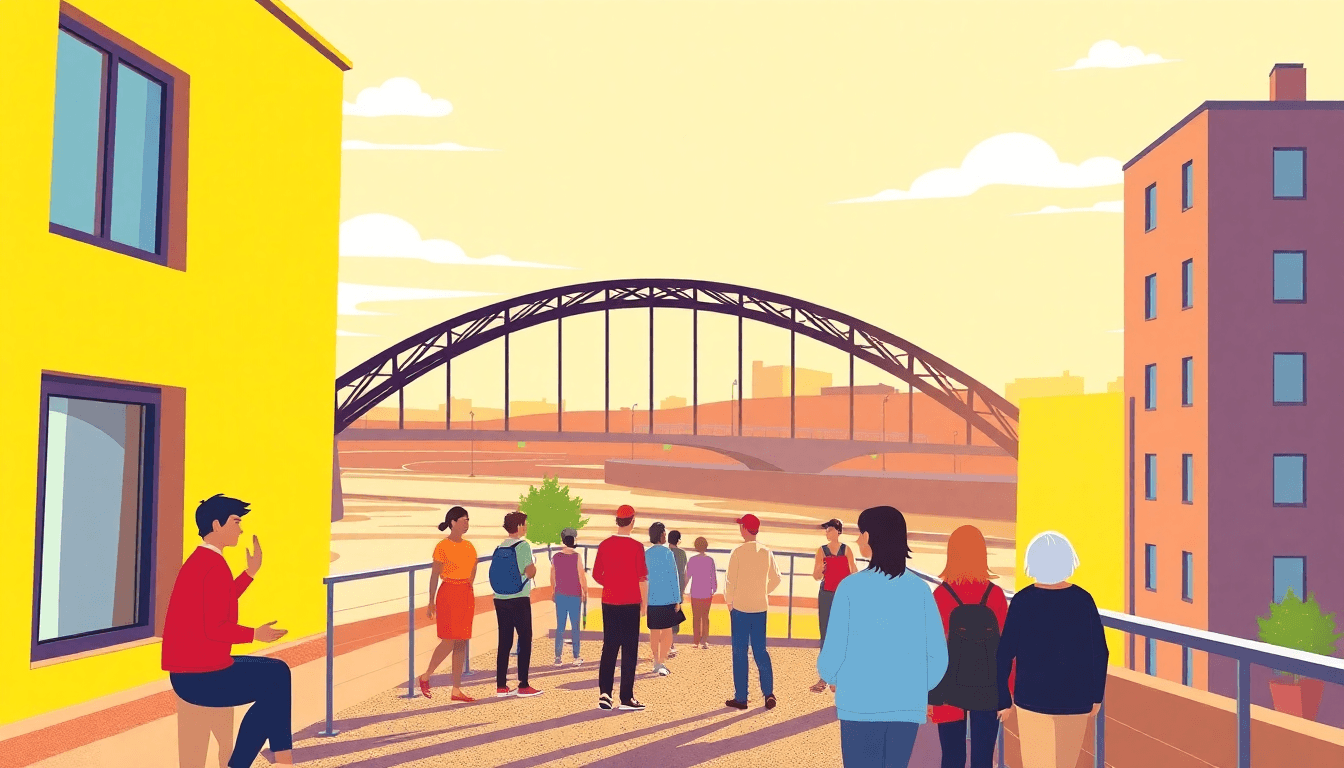 Tyne Bridge Community Project Supports Employment - positive community news from Newcastle, England
