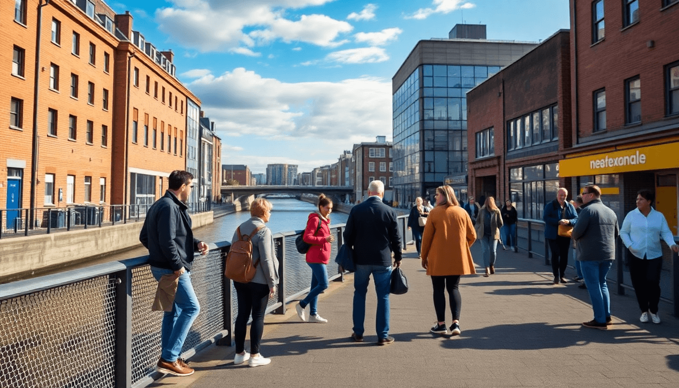 What Community Project is Revitalising Newcastle's Tyne Bridge Area?