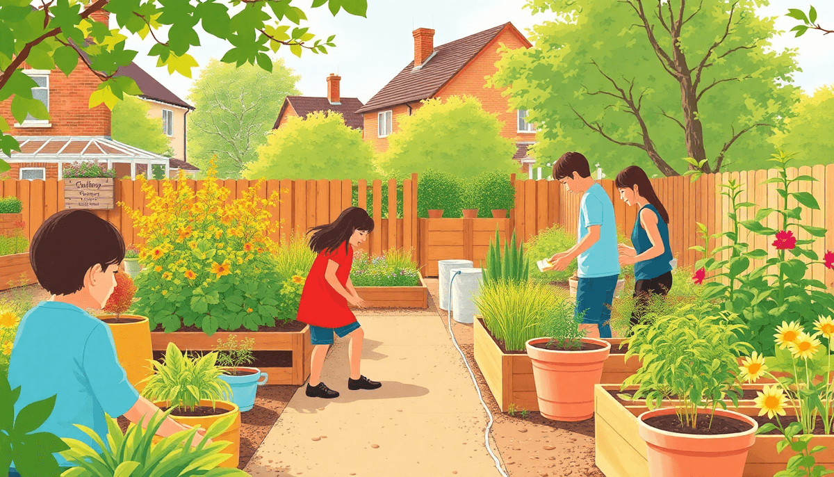 Belgrave Road Community Garden Initiative Promotes Environmental St... - environmental conservation efforts from Leicester, England