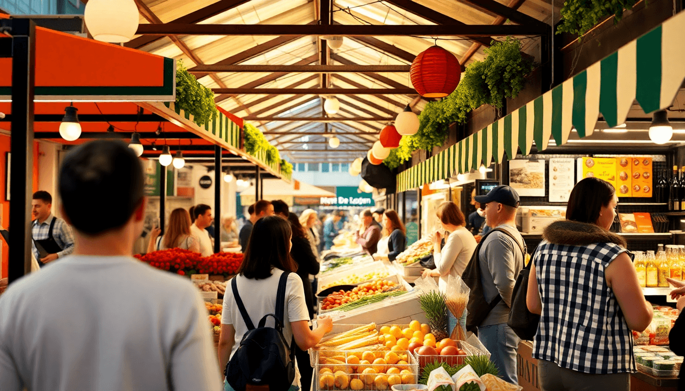 Borough Market Food Stalls Celebrate Local Civic Engagement