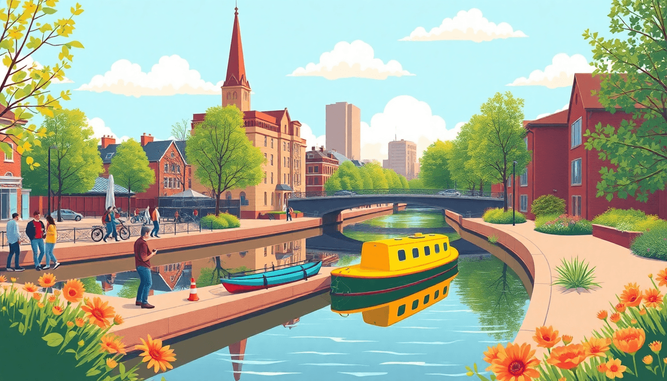 Castlefield Basin Canals Face Environmental Challenges - positive environment news from Manchester, England