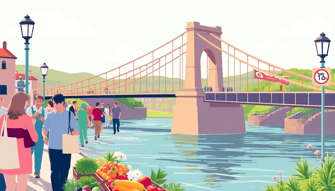 Clifton Suspension Bridge Stages Arts Event (Bristol) - positive community news from Bristol, England
