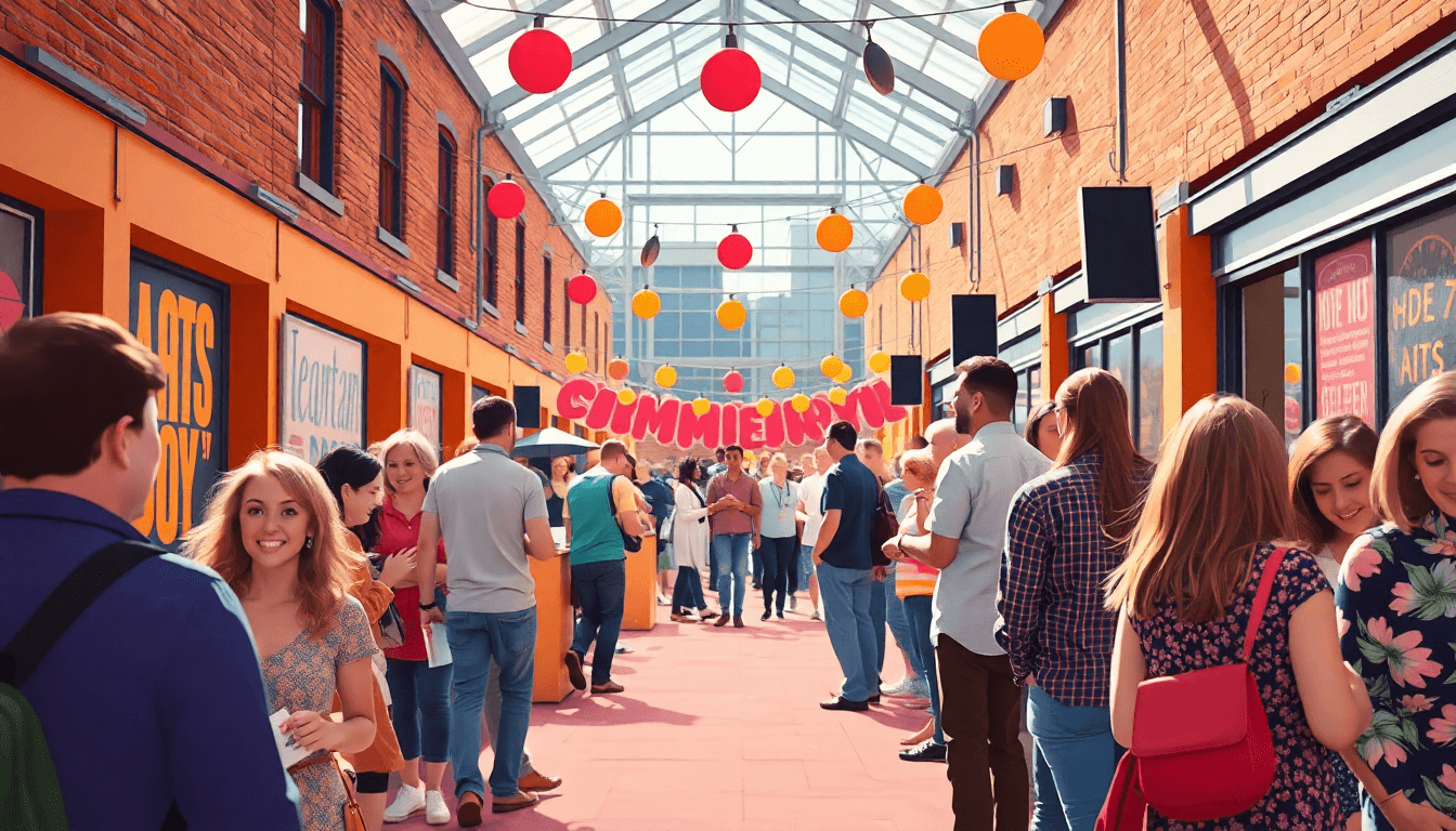 Digbeth Creative Quarter Stages Arts Event in Birmingham
