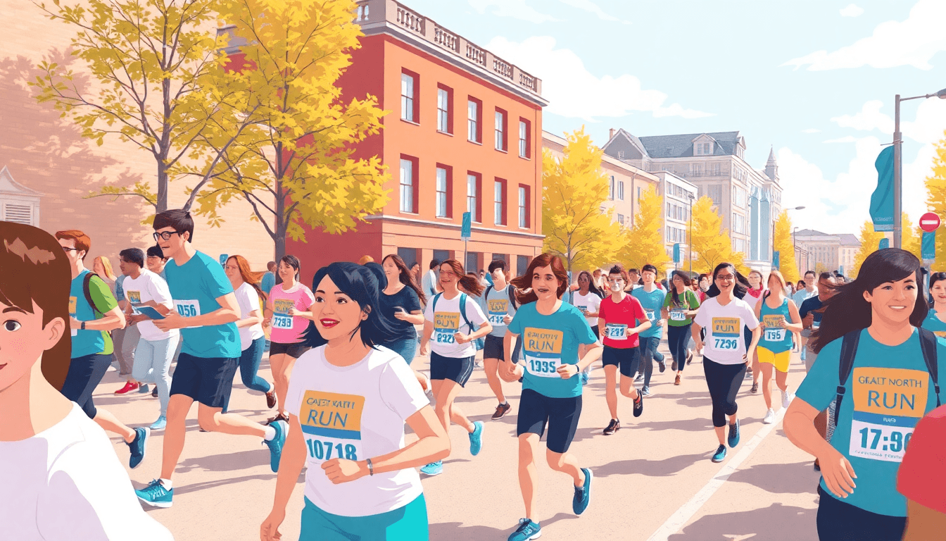 Great North Run Inspires Community Activism in Newcastle - positive community news from Newcastle, England
