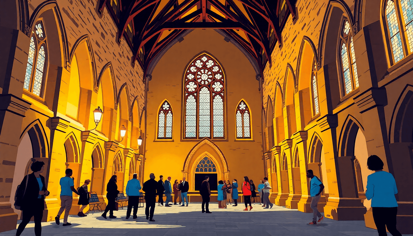 Kirkstall Abbey Reflects on Bradford's Arts and heritage - positive community news from Leeds, England