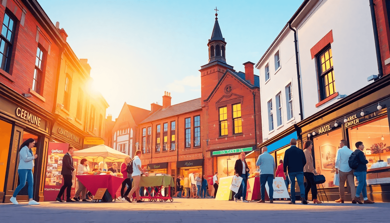 Lace Market Quarter Hosts Notable Community Event - positive community news from Nottingham, England