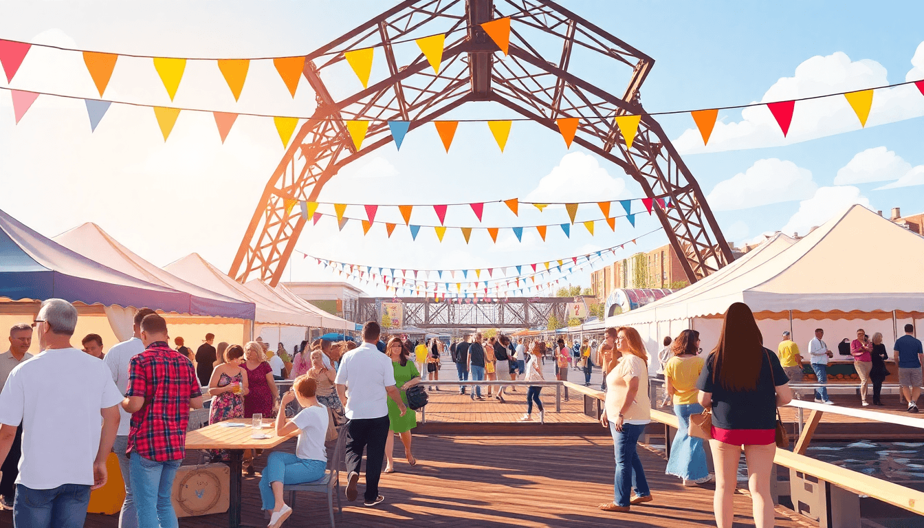 Leeds Waterfront Festival Expands Local Business - positive economy news from Leeds, England