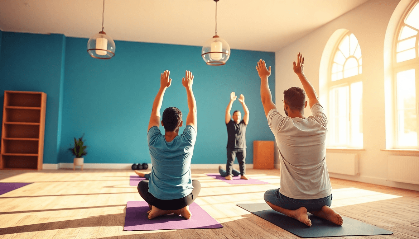 Men's Pilates Classes in Bradford Mosques Gain Popularity - positive community news from Leeds, England