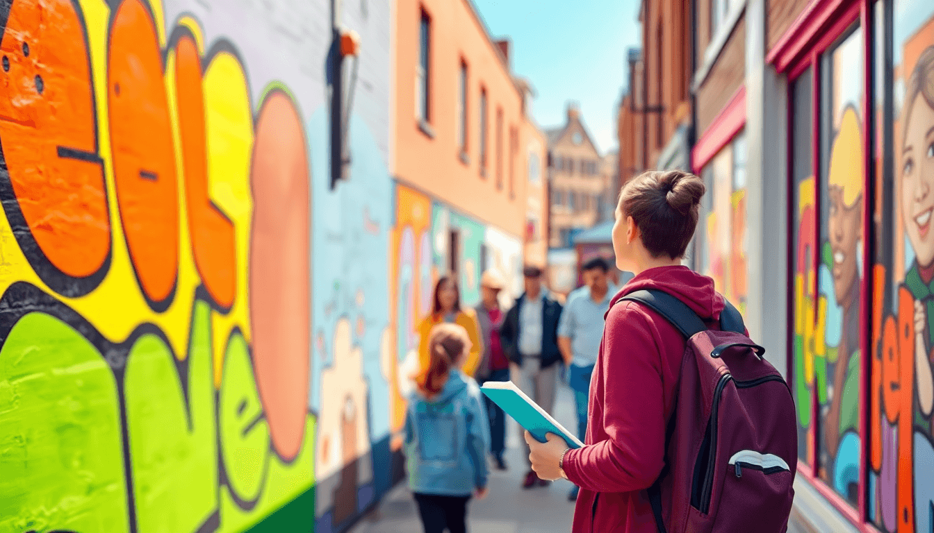 Northern Quarter Street Art Initiative Promotes Education - positive education news from Manchester, England