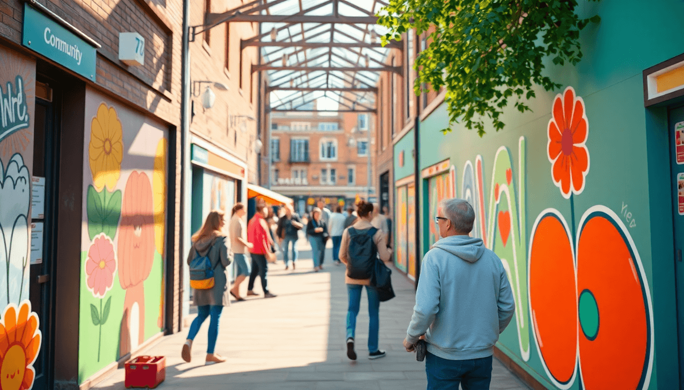 Northern Quarter Street Art Initiative Promotes Health - positive health & wellness news from Manchester, England
