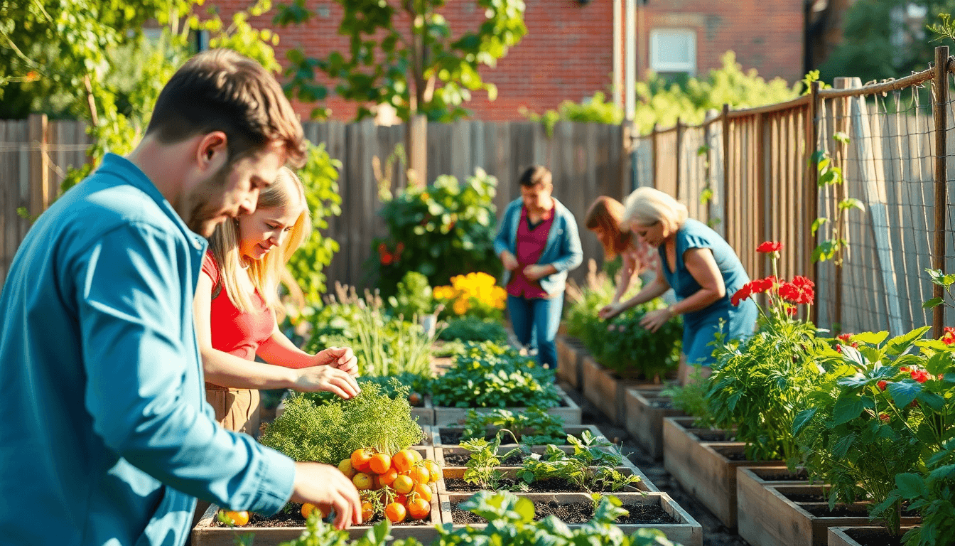 Old Trafford Community Garden Initiative Supports Local - positive environment news from Manchester, England