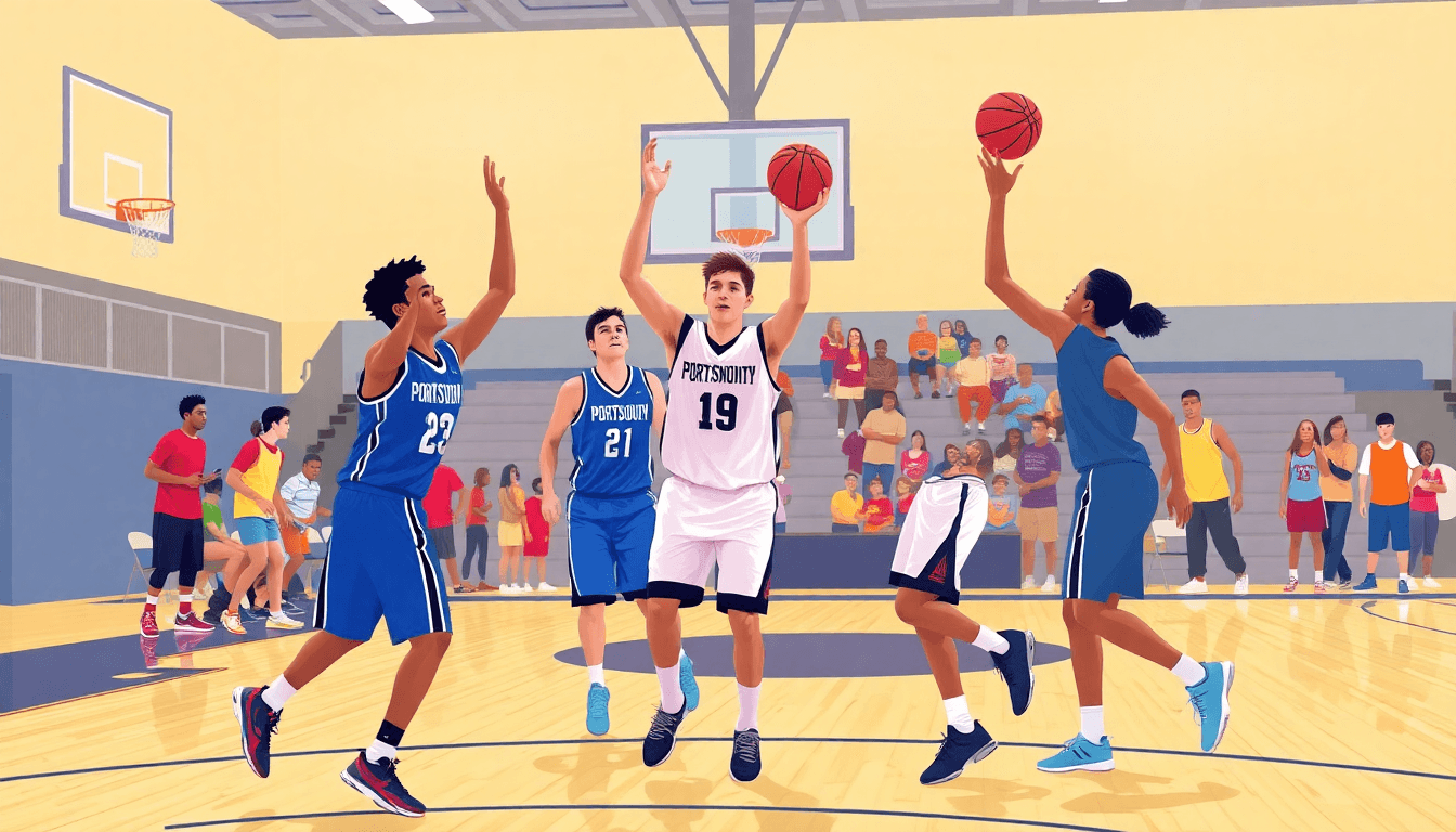 Portsmouth Boys Basketball Team Claim Decisive Win Against - positive sports news from Portsmouth, England
