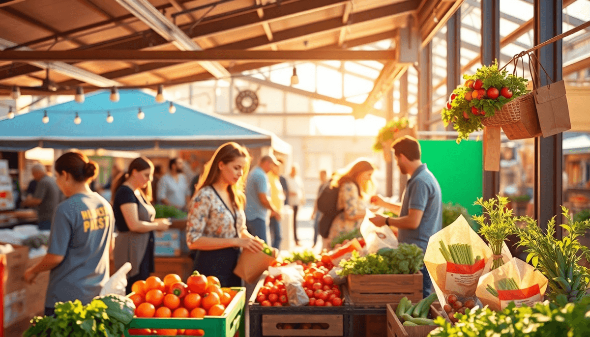 Quayside Market Supports Local Food and Agriculture Initiatives - environmental conservation efforts from Newcastle, England