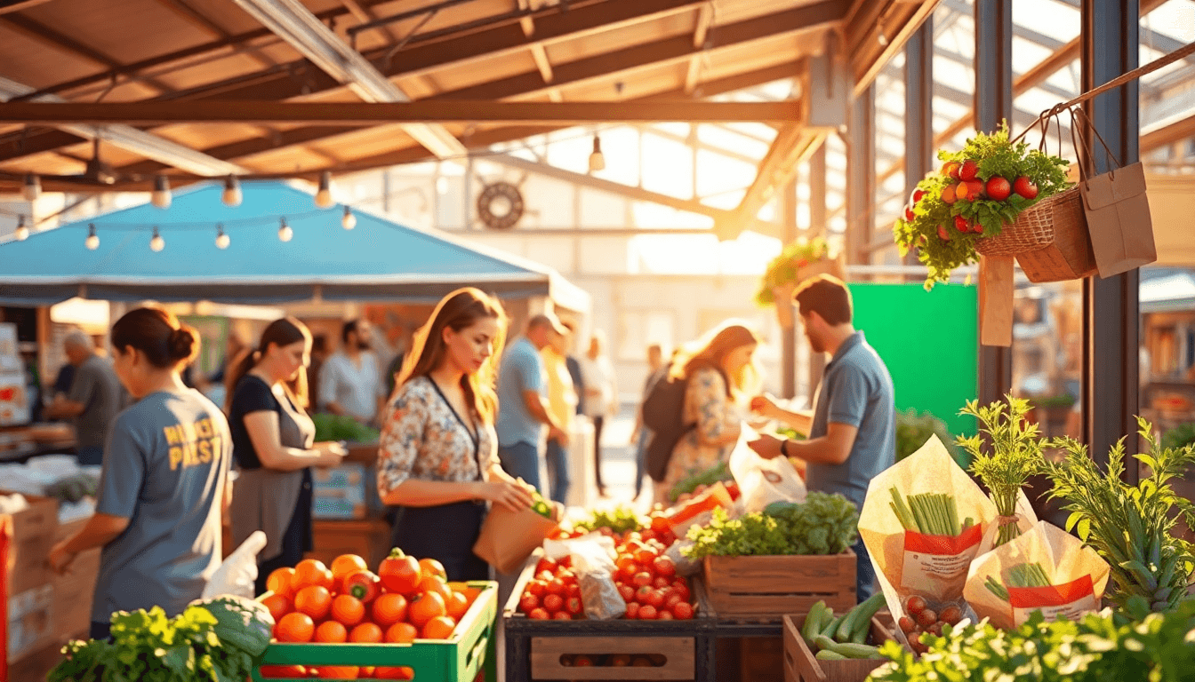 Quayside Market Supports Local Food and Agriculture - positive environment news from Newcastle, England
