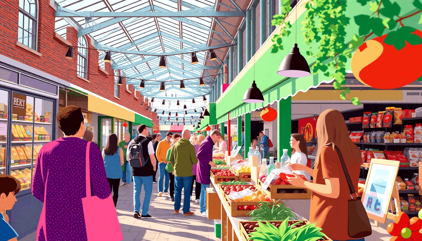 Quayside Market Supports Newcastle Community Initiatives - positive economy news from Newcastle, England