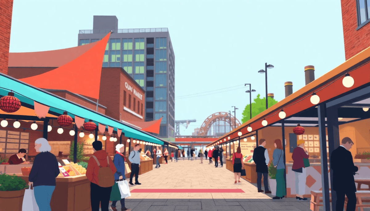 Quayside Market Supports Science and Innovation in Newcastle - business and economic developments from Newcastle, England