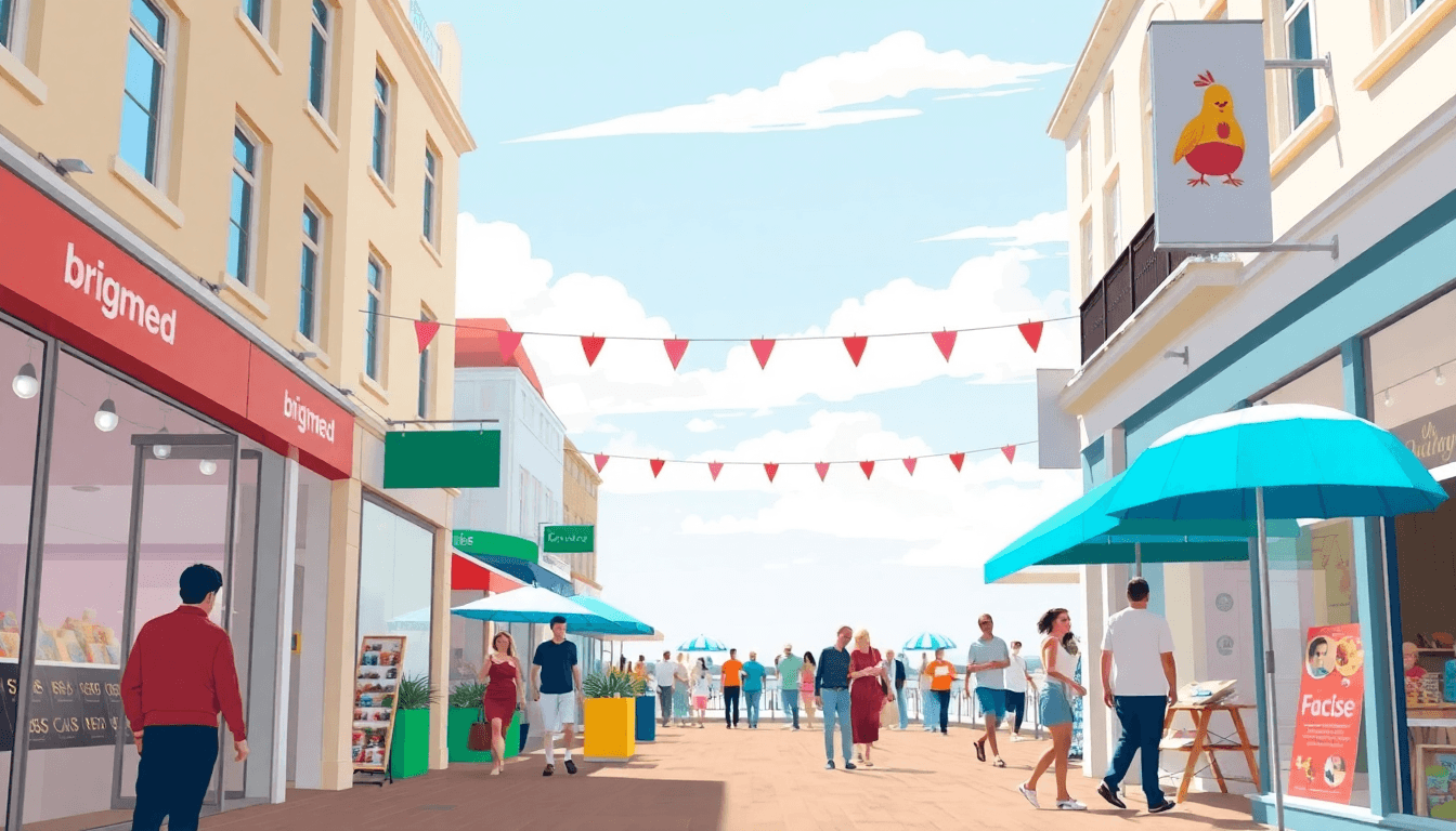 The Lanes Shopping Area Faces Coastal Erosion Concerns - positive community news from Brighton, England