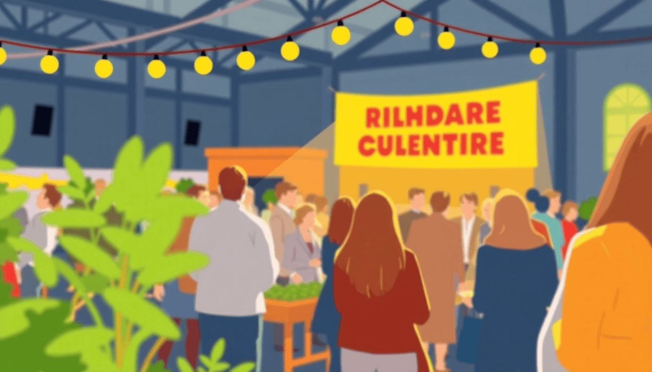 Alhambra Theatre Hosts Local Food and Agriculture Event - positive community news from Bradford, England