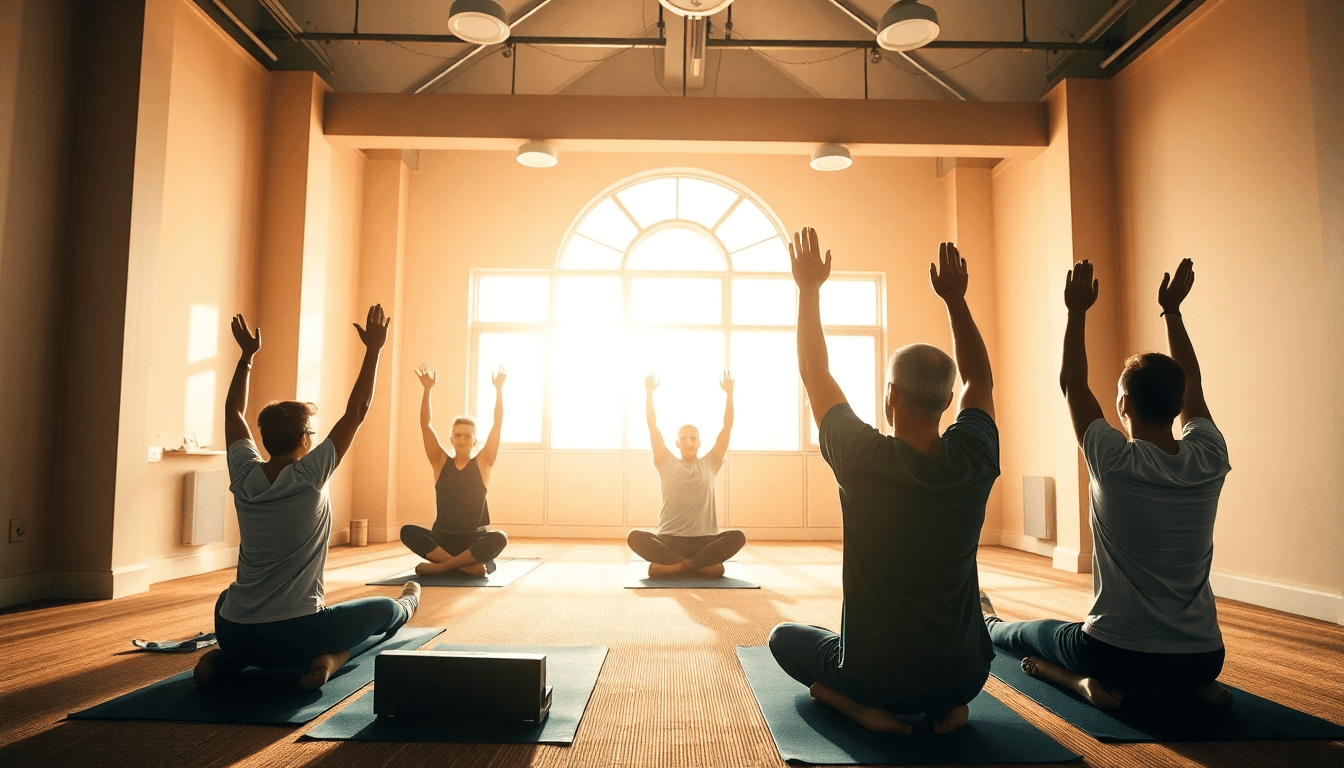 Bradford Mosque Hosts Men's Pilates Classes for Fitness - positive community news from Nottingham, England