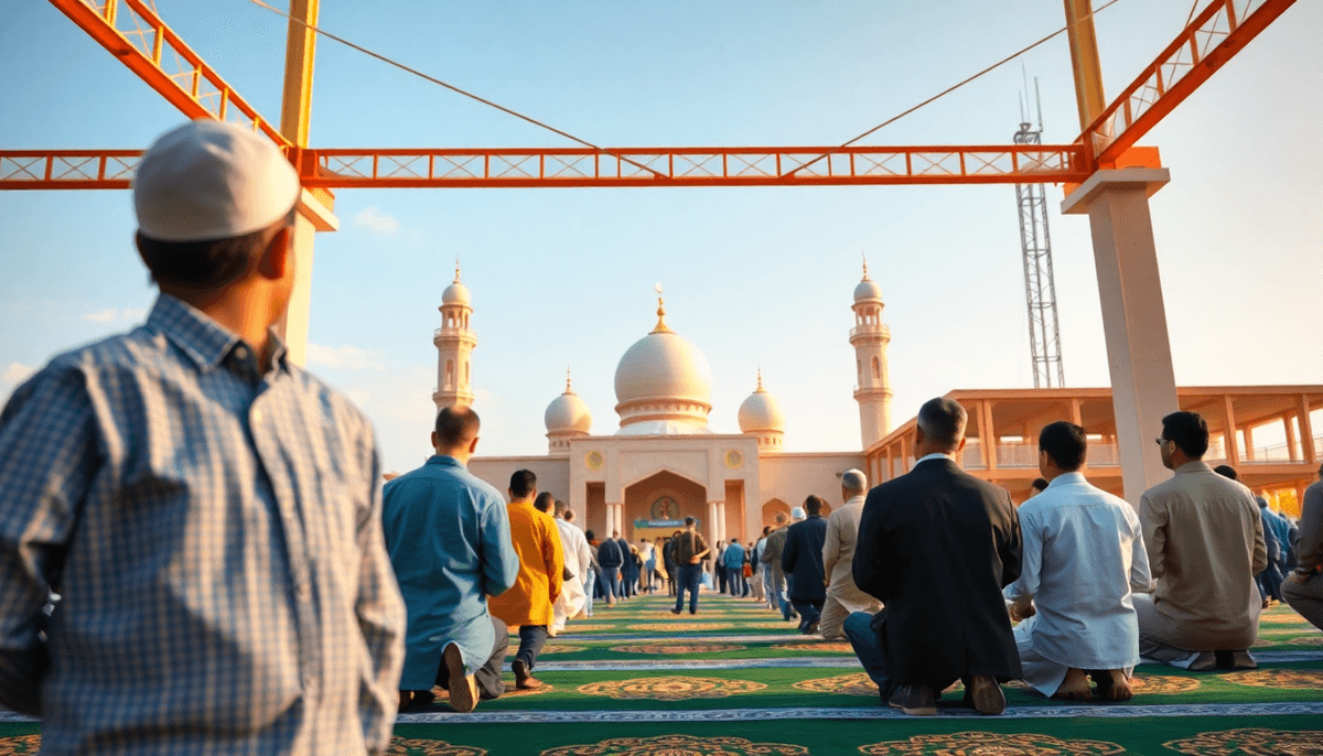 Cumbria Mosque Prepares for Ramadan Prayers Amid Construction - Ipswich good news story