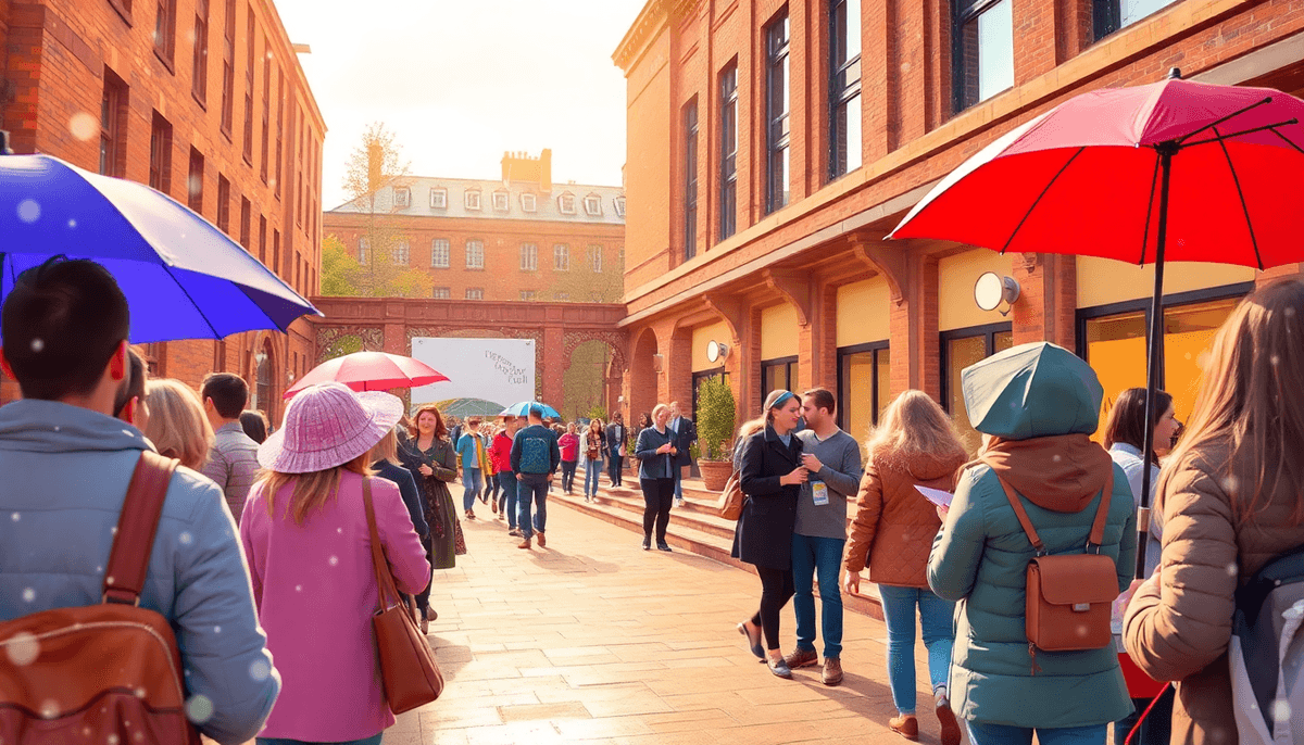 De Montfort Hall Hosts Event Amidst British Weather - Leicester good news story