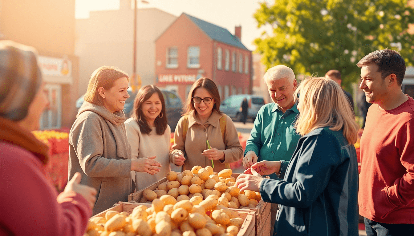Germany's Potato Surplus Benefits Charities and Residents - positive community news from Manchester, England