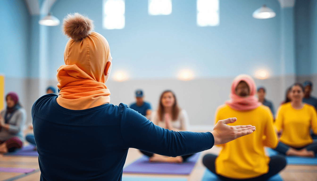 Pilates Classes in Bradford Mosques Promote Fitness - positive community news from Leicester, England