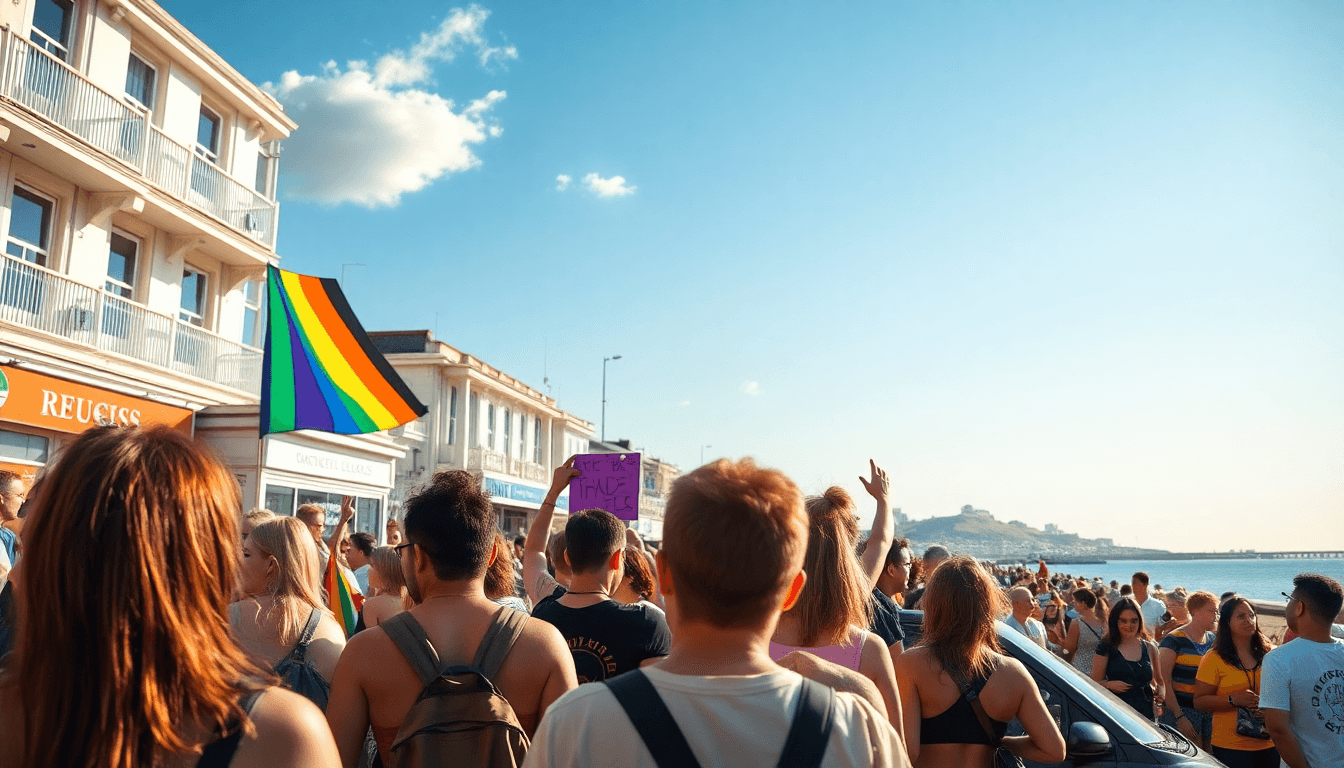 Pride Festival in Brighton Highlights Community Activism - positive community news from Brighton, England