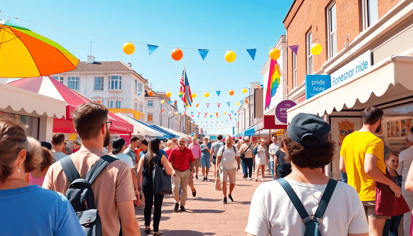 Pride Festival in Brighton Highlights Local Business - positive community news from Brighton, England