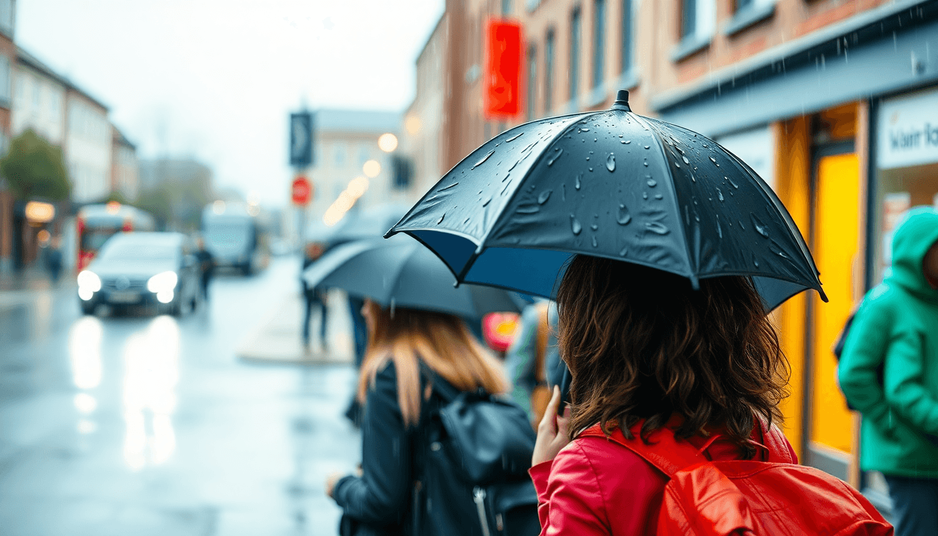 Rainy Weather Celebrated with British Stoicism