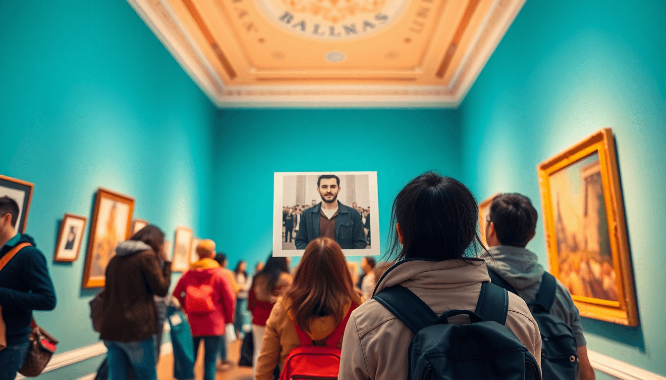 Activists Display Arrest Photo in Paris Museum