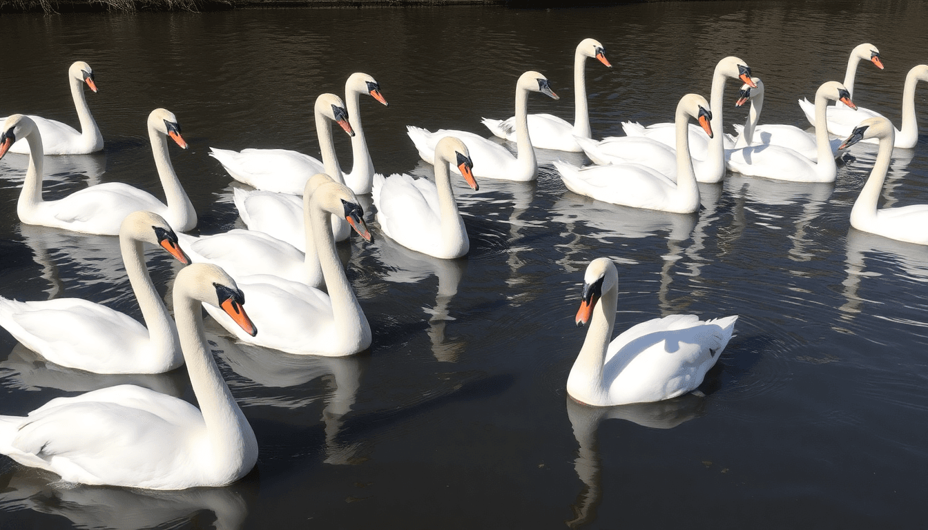 Dozens of Swans Found Dead in England's Docklands - positive environment news from England, England