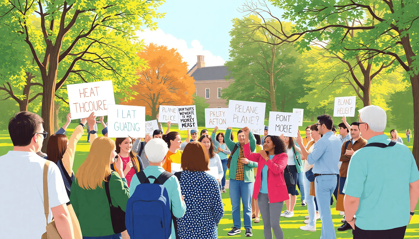 Neighbours Rally for Environmental Action in Castle Park