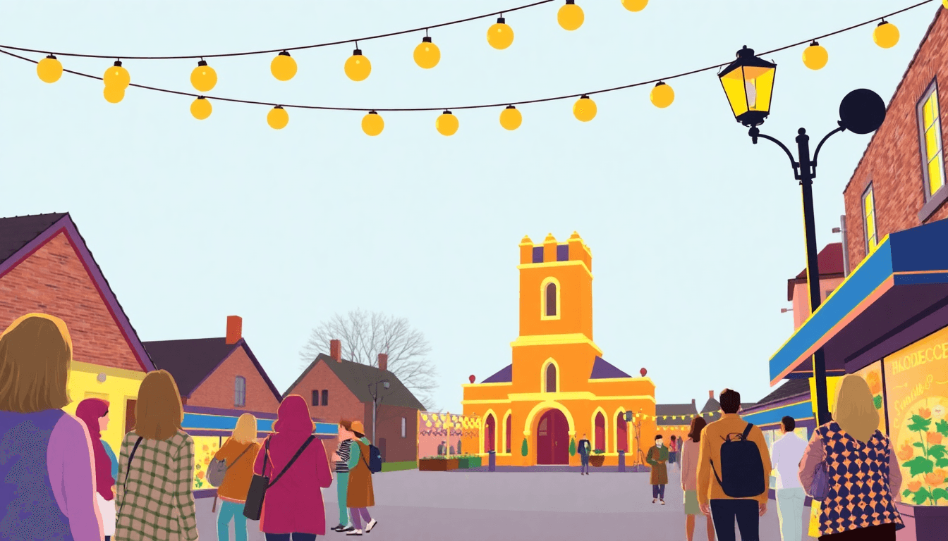 Whuppity Scoorie Revives Tradition at Lanark Cross - positive community news from Peterborough, England