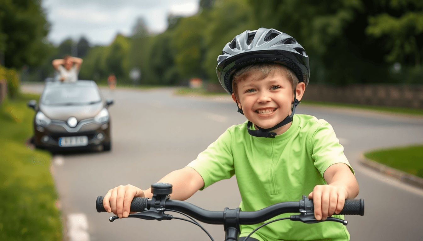 National good news: Six-year-old's bike ride raises thousands for charity