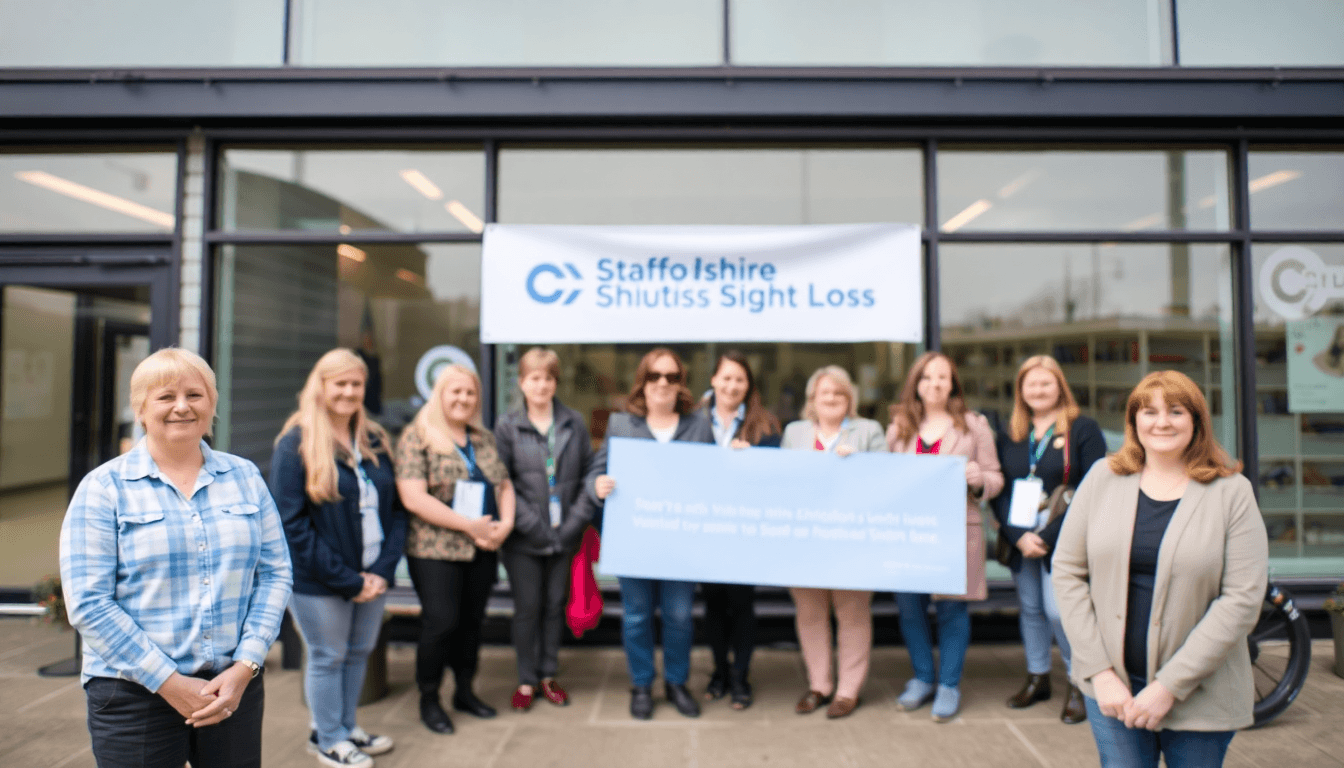 National good news: Staffordshire Sight Loss charity saved by £43k fundraiser