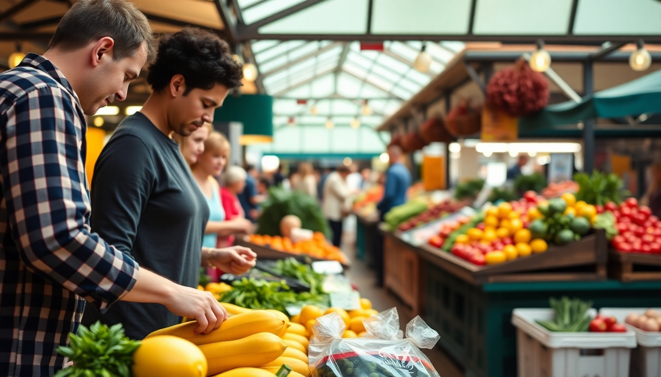 How is St Nicholas Market promoting sustainability and supporting local farmers?