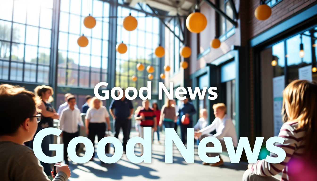 Uplifting news from Manchester