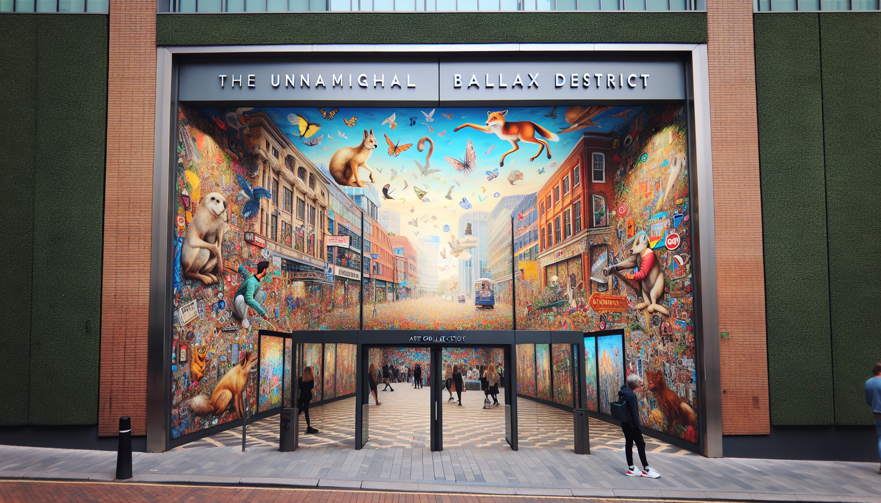 Which Birmingham-Based Art Collective Has Transformed the Mailbox District Into an Outdoor Gallery?