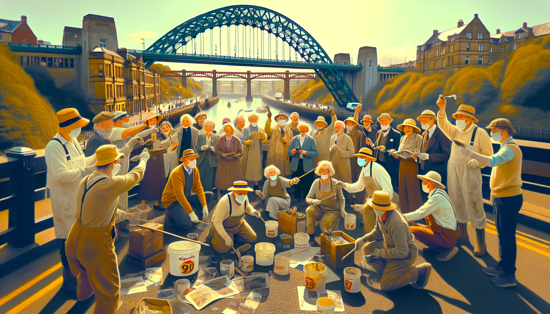 Who are the hardworking volunteers that helped preserve the Tyne Bridge in Newcastle for future generations? - Newcastle good news