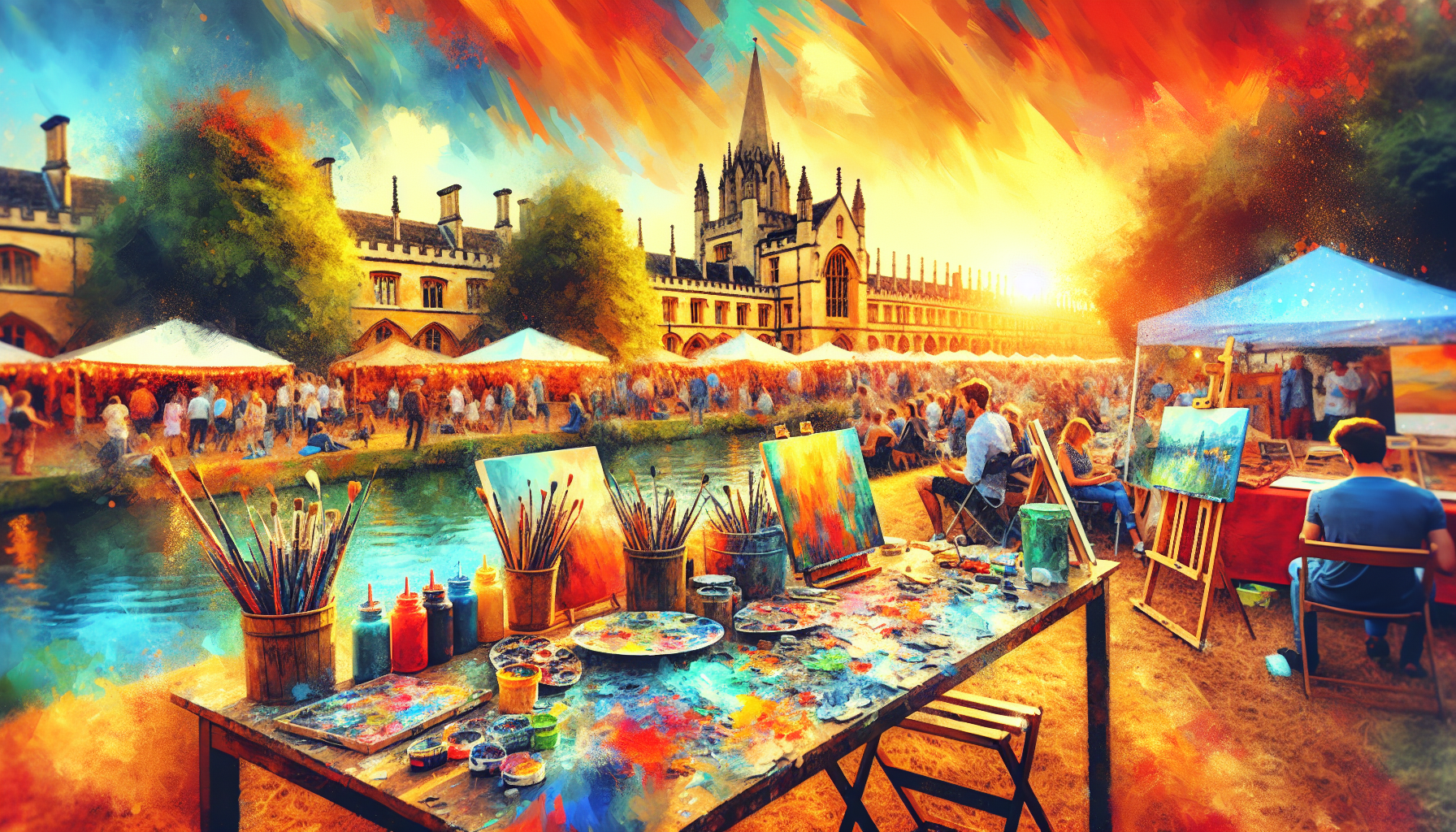 Who are the local Oxford artists transforming Port Meadow into an open-air gallery? - Oxford good news