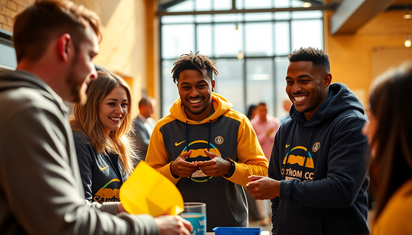 Who are the Portsmouth FC players giving back to their community in inspiring ways?